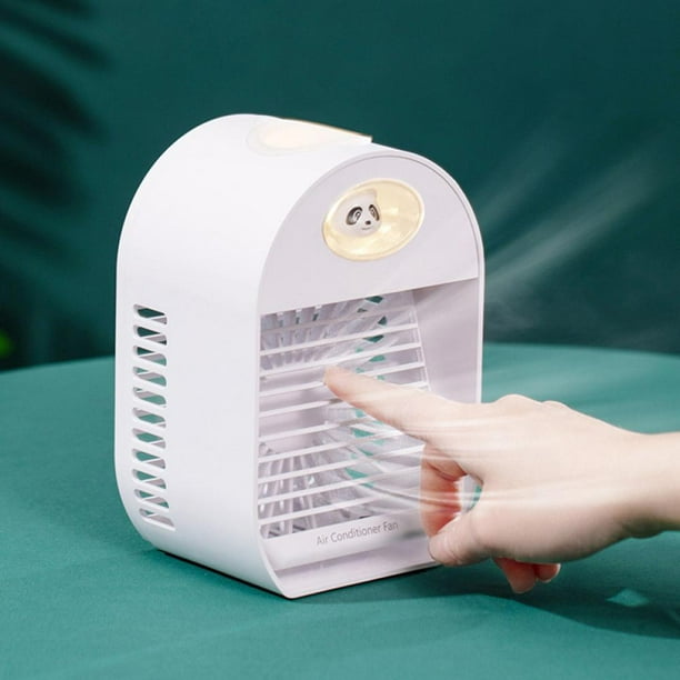 Portable Air Conditioner Desktop Cooler Purifier Humidifier USB Mini Cooling Fan 